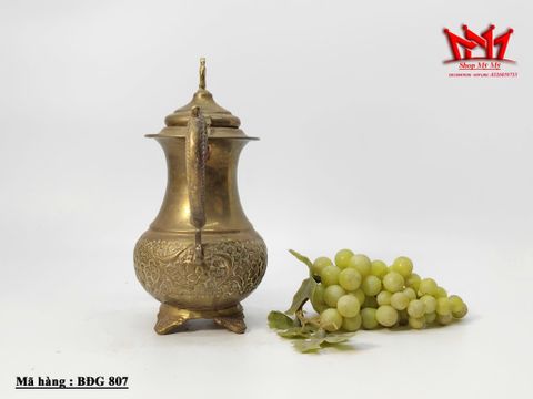  Ấm trà bằng đồng thau phong cách cổ điển 