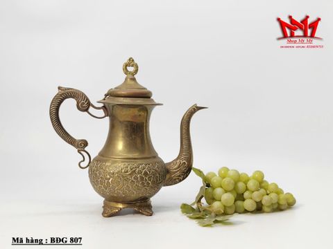  Ấm trà bằng đồng thau phong cách cổ điển 