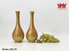 cặp bình hoa bằng đồng thau kiểu Murashido Nhật Bản.