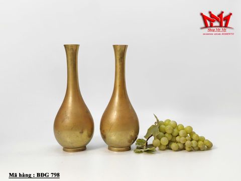  cặp bình hoa bằng đồng thau kiểu Murashido Nhật Bản. 