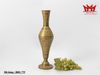 Bình hoa bằng đồng thau cổ điển với họa tiết hoa văn chạm khắc tinh xảo