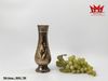 Bình hoa bằng đồng thau khắc hoa văn cổ điển