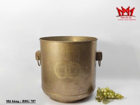  Chậu trồng cây đồng thau cổ điển 