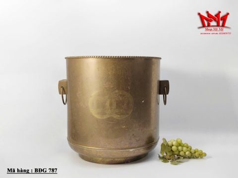  Chậu trồng cây đồng thau cổ điển 