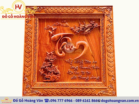 Tranh gỗ đồng kỵ y tín   T74