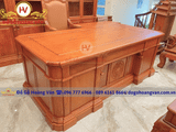 BÀN LÀM VIỆC TRƠN GỖ HƯƠNG ĐÁ  BGĐ109