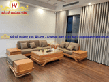 Mẫu Sofa chân thuyền gỗ hương   BG225