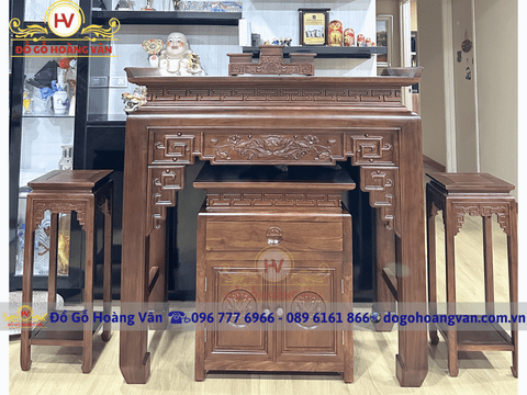 Ban thờ nhỏ phù hợp với không gian chung cư diện tích phòng nhỏ BT225