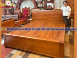 Giường gỗ tự nhiên bền đẹp   GN177
