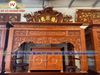 Mẫu ban thờ gỗ hương hoạ tiết đơn giản BT237