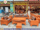 BỘ GHẾ SOFA GỖ HƯƠNG ĐÁ ĐỒNG KỴ  BG228