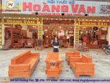 Bộ Ghế Sofa Gỗ Hương Sang Trọng BG231