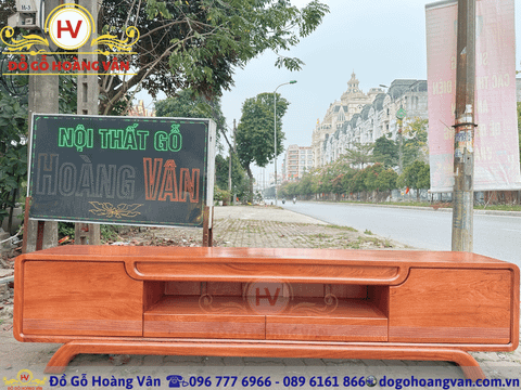 Kệ tivi hiện đại gỗ hương đá - K123