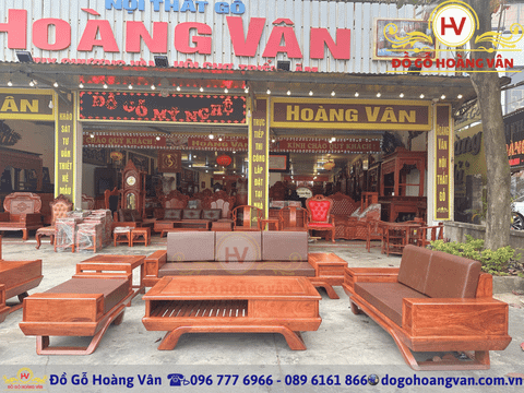 SOFA CHÂN THUYỀN GỖ HƯƠNG ĐÁ TỰ NHIÊN  BG235