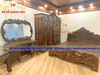 Combor phòng ngủ gỗ mun hoa của lào  GN182