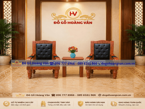 Ghế Khánh Tiết Tay Hộp Kết Hợp Bàn Trà – Giải Pháp Tiếp Khách Đẳng Cấp- GGĐ182