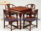 Bộ bàn trà đẹp gỗ cao cấp nhỏ gọn BGT62