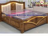 Những mẫu giường ngủ gỗ cao cấp thiết kế đa dạng GN193