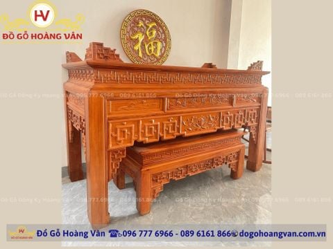 Mẫu ban thờ gỗ cao cấp  BT241
