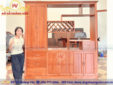 Tủ Bày Đồ Gỗ Hương Tự Nhiên Cao Cấp Đẹp Sang Trọng Cho Phòng Khách TR145