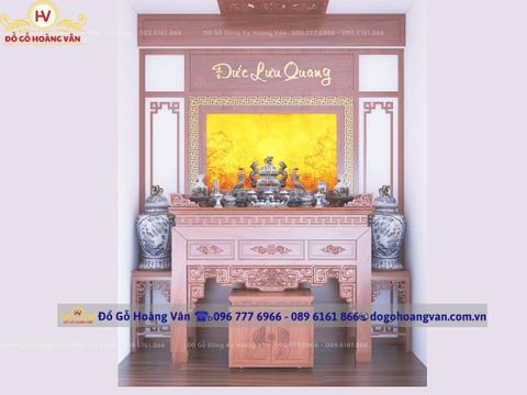 Giá vách phòng thờ CNC gỗ tự nhiên – báo giá & nhận tư vấn miễn phí  PT113