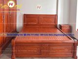 Giường ngủ gỗ tự nhiên bền đẹp GN172
