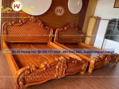 Giường ngủ gỗ  cao cấp – Đẳng cấp phòng ngủ  GN174
