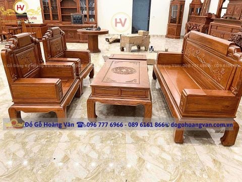 Bộ ghế quốc sắc thiên hương gỗ hương  BG217