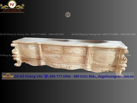 mẫu kệ tivi mặt phẳng gỗ tự nhiên  đẹp -  K113