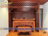 Bàn thờ gỗ tự nhiên nhiều mẫu 2025 BT189