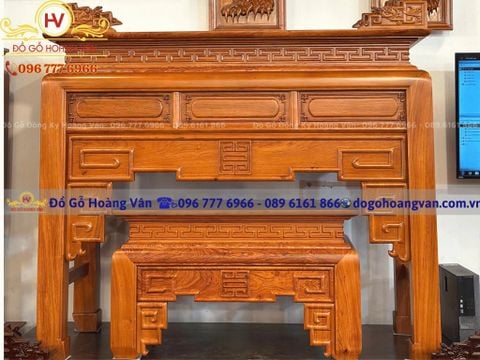 bàn thờ gỗ hương  BT196