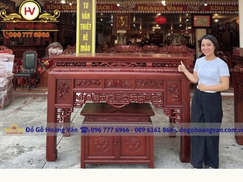 bàn thờ gỗ tự nhiên giá xưởng BT200