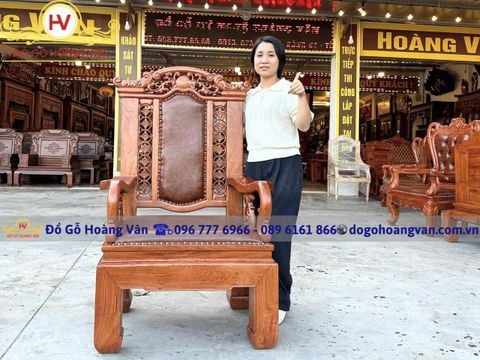 Ghế giám đốc gỗ tự nhiên hiện đại GGĐ152