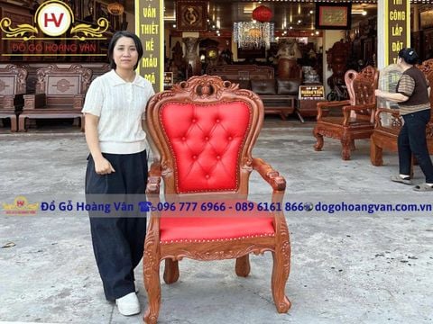 Ghế giám đốc gỗ tự nhiên đẹp nhất GGĐ153