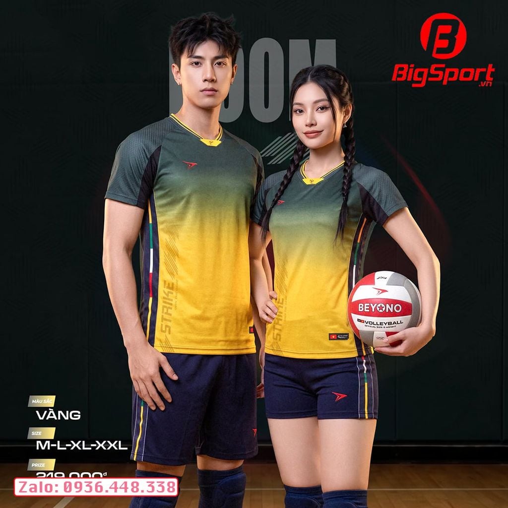 Quần áo bóng chuyền Nữ Beyono Boom