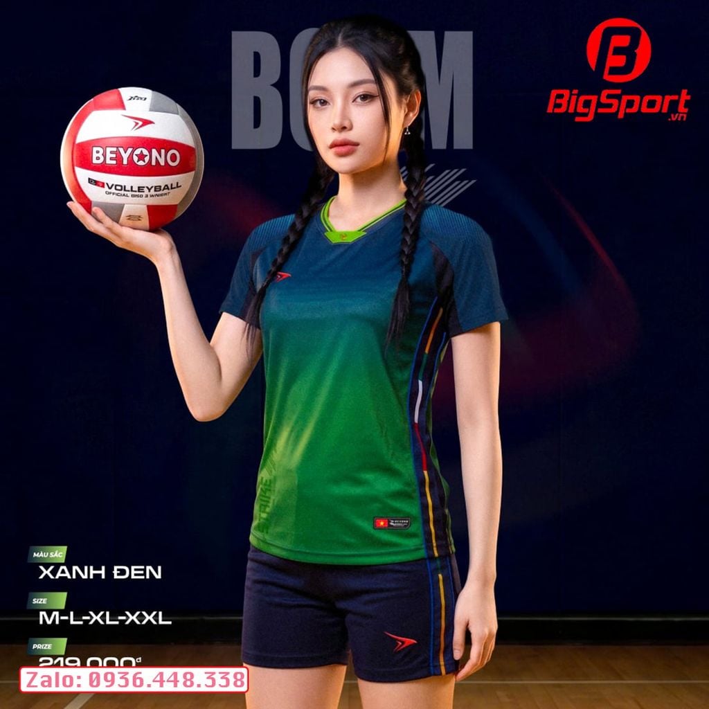 Quần áo bóng chuyền Nữ Beyono Boom