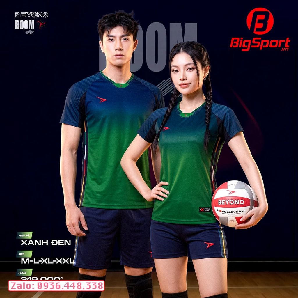 Quần áo bóng chuyền Nữ Beyono Boom