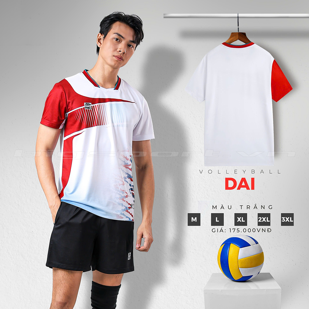 Quần áo bóng chuyền nam Riki Star DAI