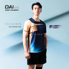 Quần áo bóng chuyền nam Riki Star DAI