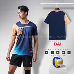 Quần áo bóng chuyền nam Riki Star DAI