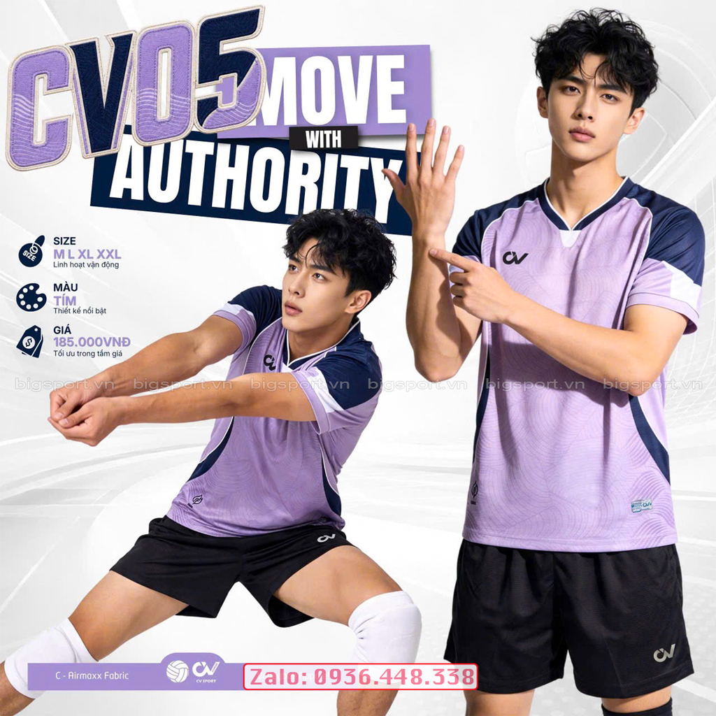 Quần áo bóng chuyền Nam CV CV05