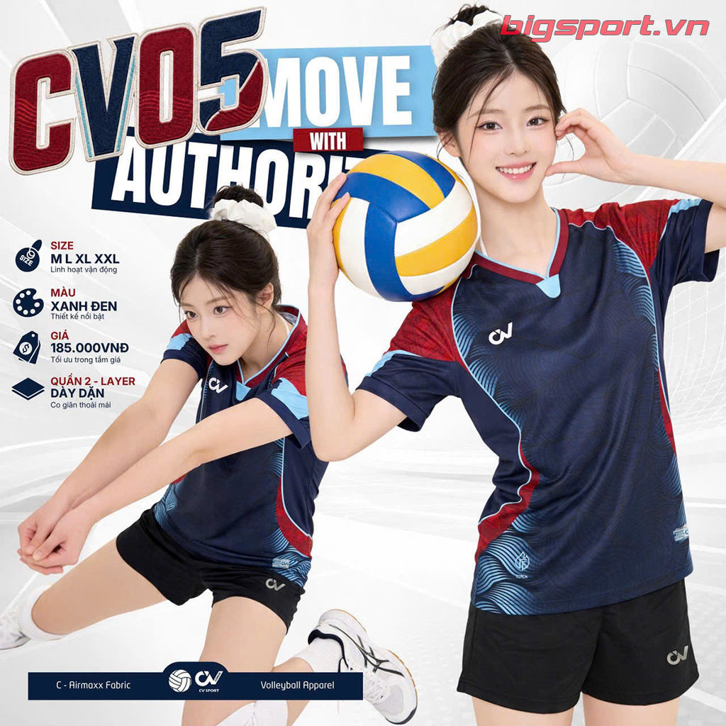 Quần áo bóng chuyền nữ CV05