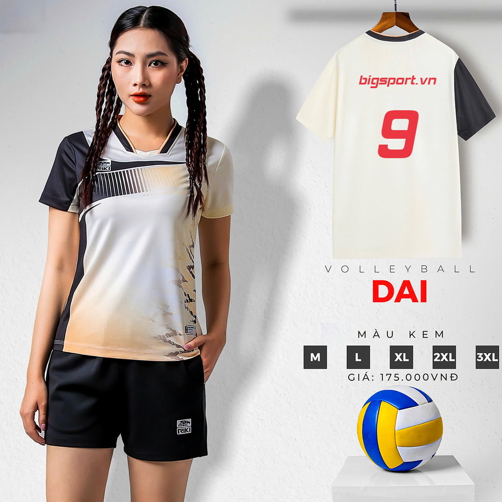 Quần áo bóng chuyền nữ Riki Star DAI