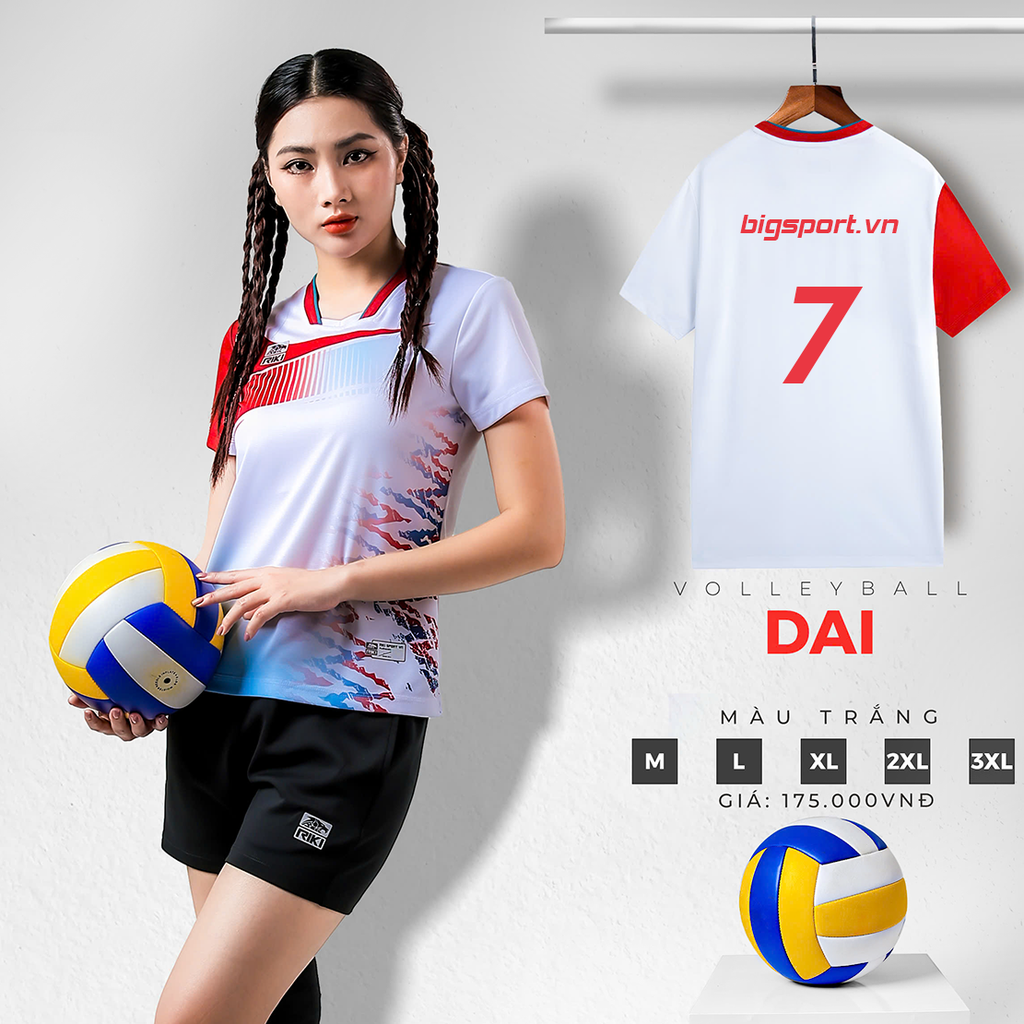 Quần áo bóng chuyền nữ Riki Star DAI