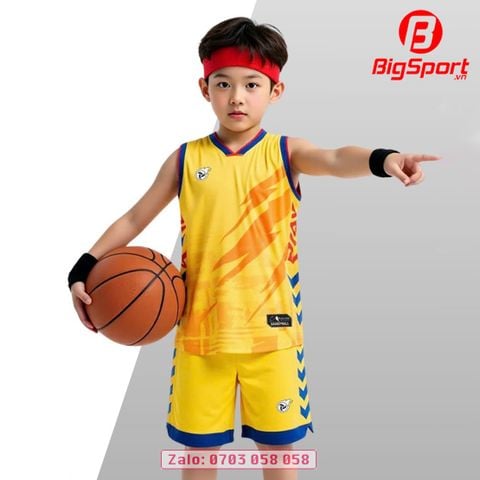 Quần áo bóng rổ trẻ em Justplay Stormbreak