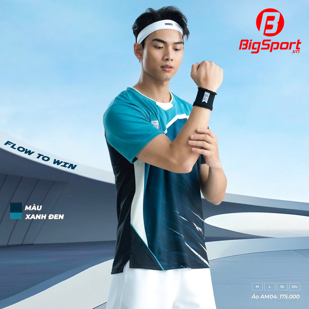 Áo cầu lông nam Riki Star AM04