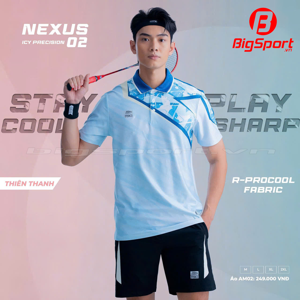 Áo thể thao nam Riki advance Nexus 02