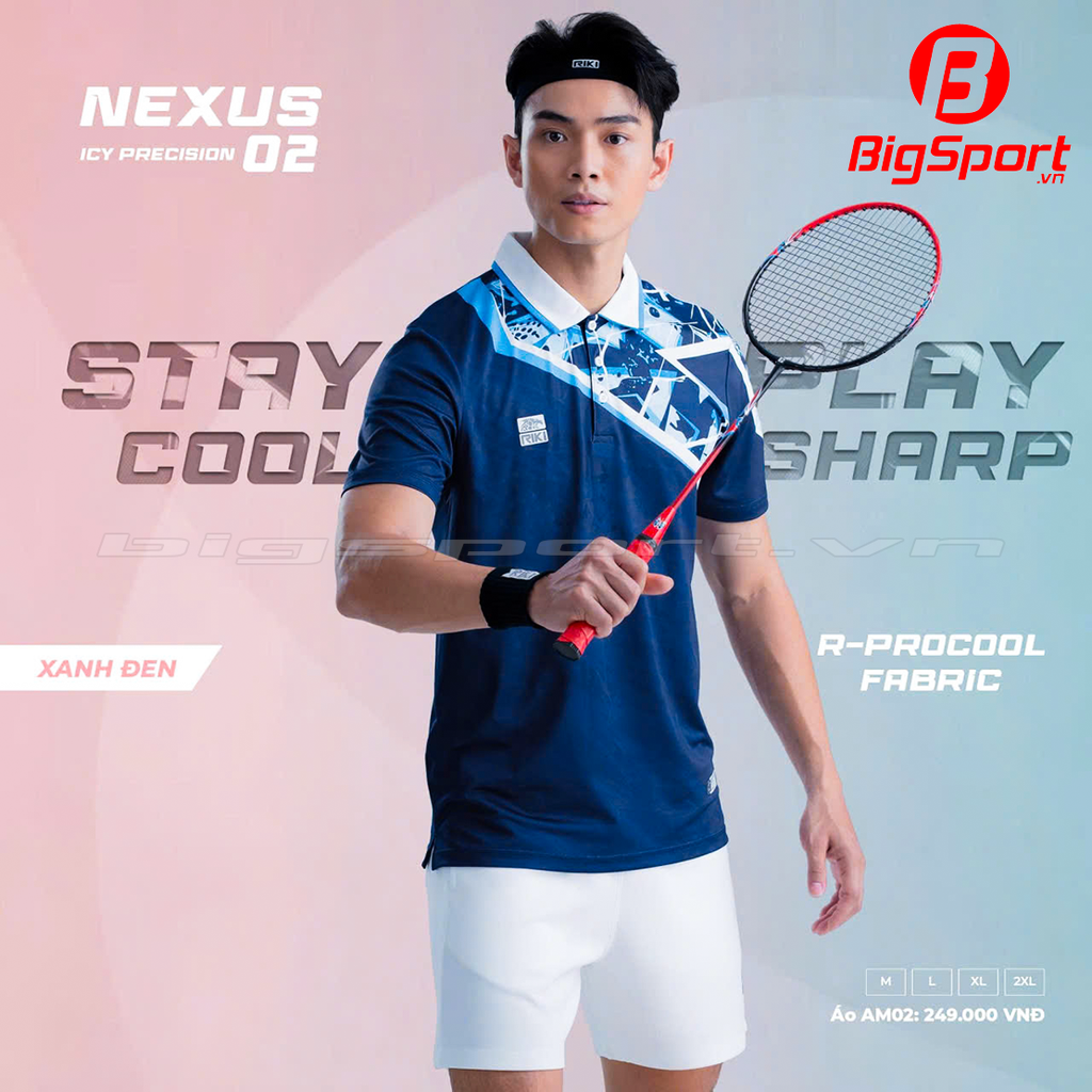 Áo thể thao nam Riki advance Nexus 02