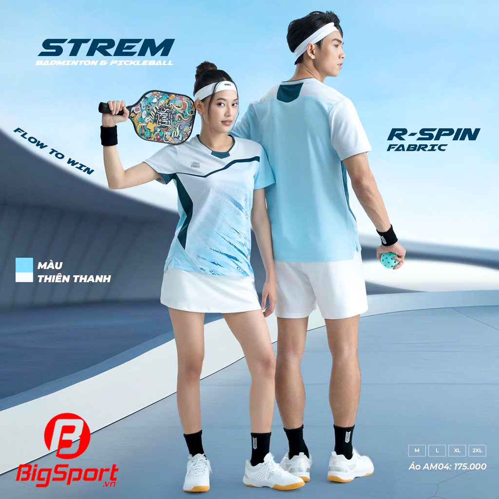 Áo cầu lông nam Riki Star AM04