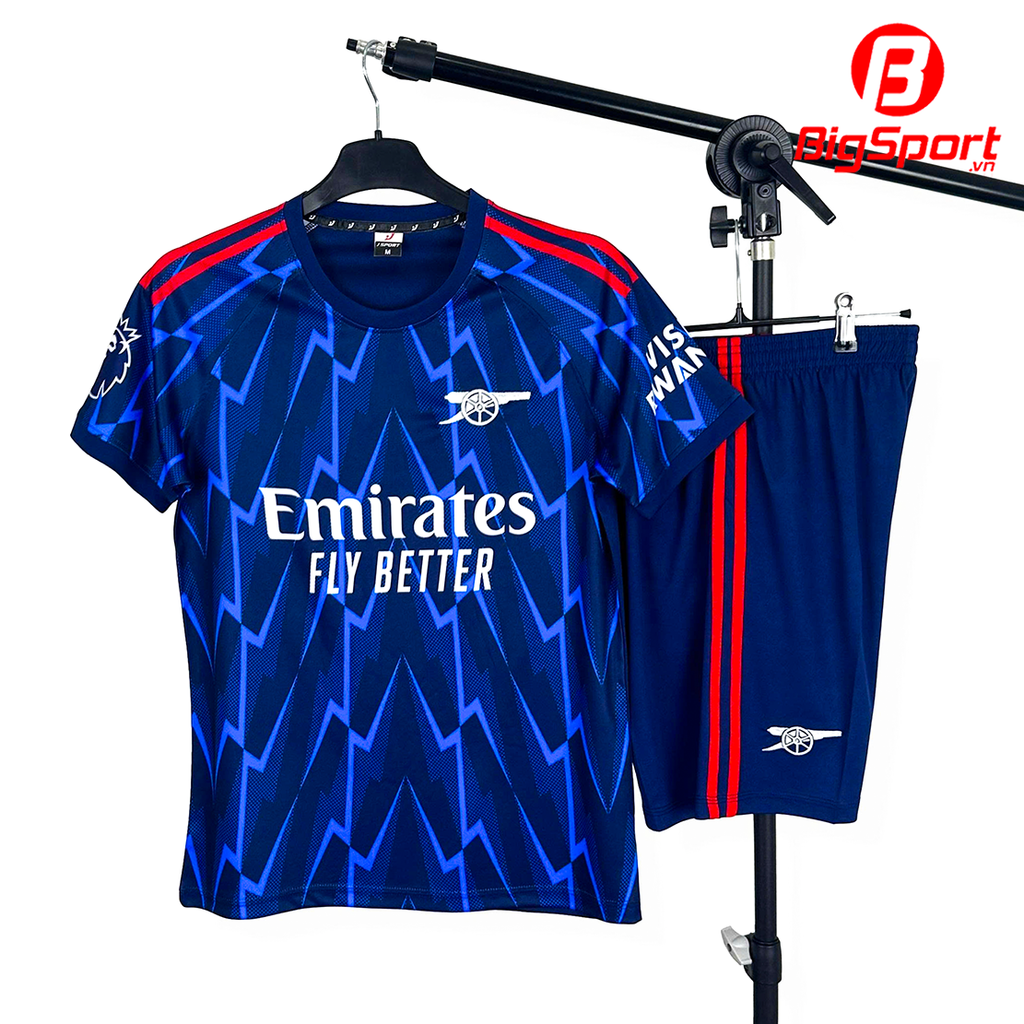 Áo đá bóng Arsenal sân khách 2025-2026 màu xanh đen